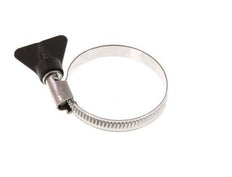 35 - 50 mm Hose Clamp with a Stainless Steel 304 9 mm band With Butterfly Handle - Norma [2 Pieces]