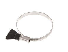 50 - 70 mm Hose Clamp with a Stainless Steel 304 9 mm band With Butterfly Handle - Norma [2 Pieces]