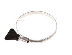 60 - 80 mm Hose Clamp with a Stainless Steel 304 9 mm band With Butterfly Handle - Norma [2 Pieces]