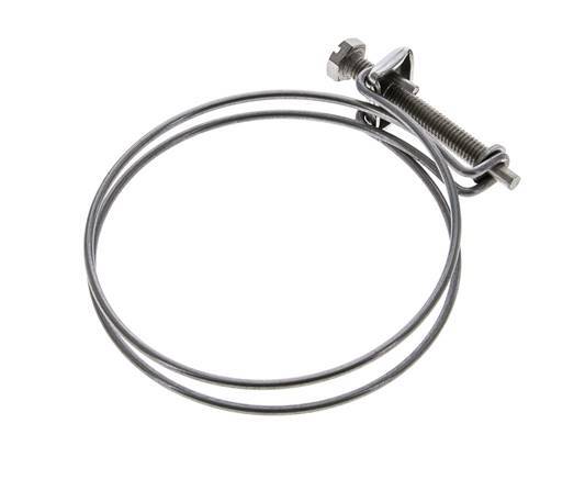 80 - 85 mm Hose Clamp Stainless Steel 304 [2 Pieces]