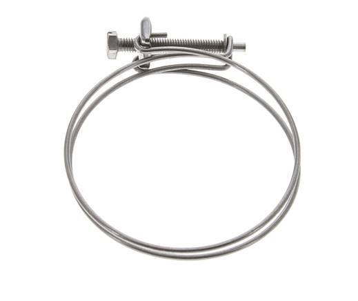 84 - 90 mm Hose Clamp Stainless Steel 304 [2 Pieces]
