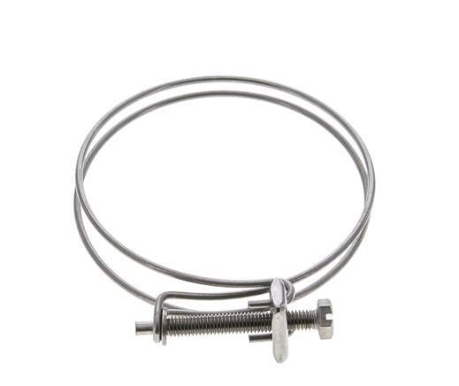 84 - 90 mm Hose Clamp Stainless Steel 304 [2 Pieces]