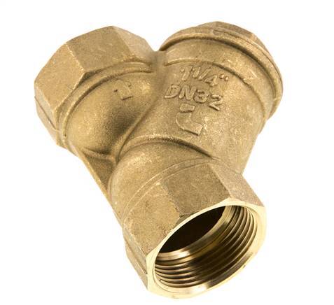 G1 1/4'' Y-Strainer 0.2mm 70-Mesh Brass NBR 20bar/290psi