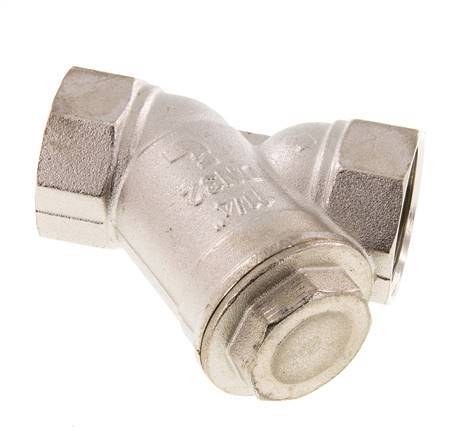 G1 1/4'' Y-Filter 0.5mm Vernikkeld Messing NBR 20bar