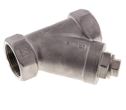 G1 1/4'' Y-Strainer 1mm 18-Mesh Stainless Steel PTFE 40bar/580psi