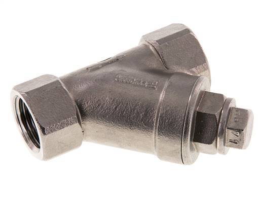 G1/2'' Y-Filter 0.6mm RVS PTFE 40bar