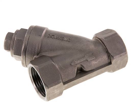 G1'' Y-Strainer 0.6mm 30-Mesh Stainless Steel PTFE 40bar/580psi