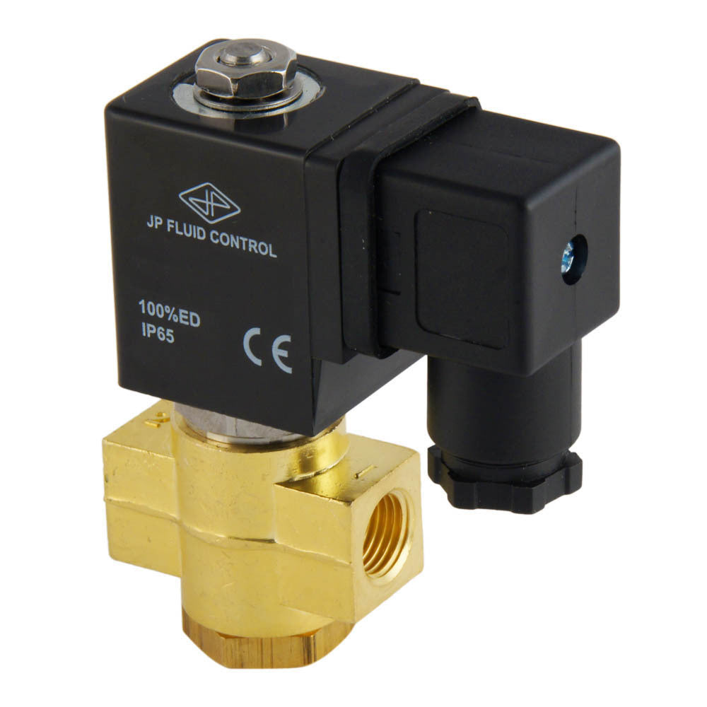Solenoid Valve ST-DB 1/4'' NO brass FKM 0-12bar 24V DC