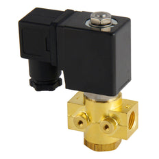 Solenoid Valve ST-DB 1/4'' NO brass FKM 0-12bar 24V DC