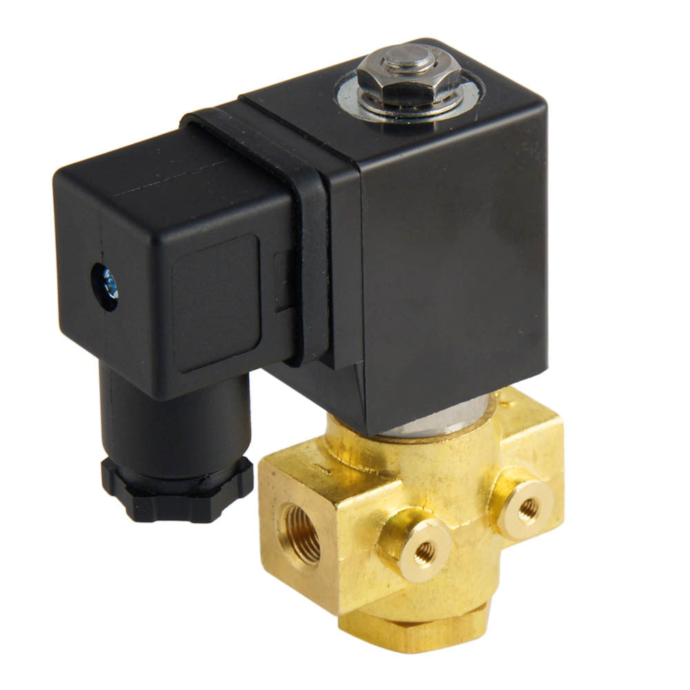 Solenoid Valve ST-DB 1/8'' NO brass FKM 0-12bar 24V DC