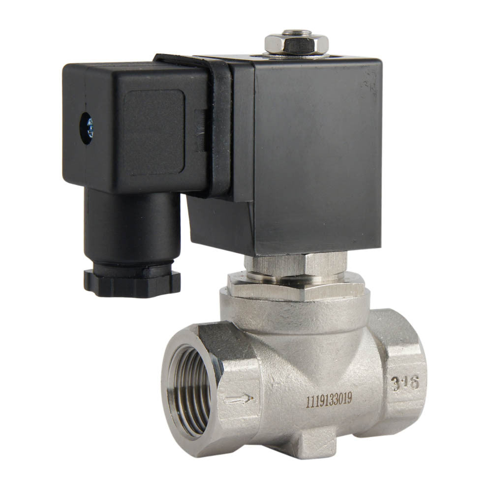 Magneetventiel ST-SA 1/4'' rvs FKM 0-16bar 380V AC