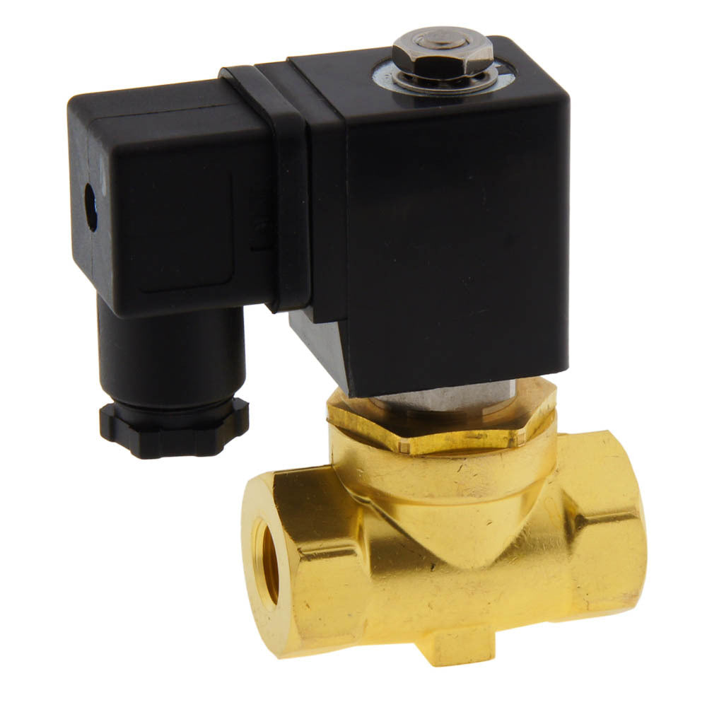 Solenoid Valve ST-SA 1/4'' brass FKM 0-16bar 380V AC