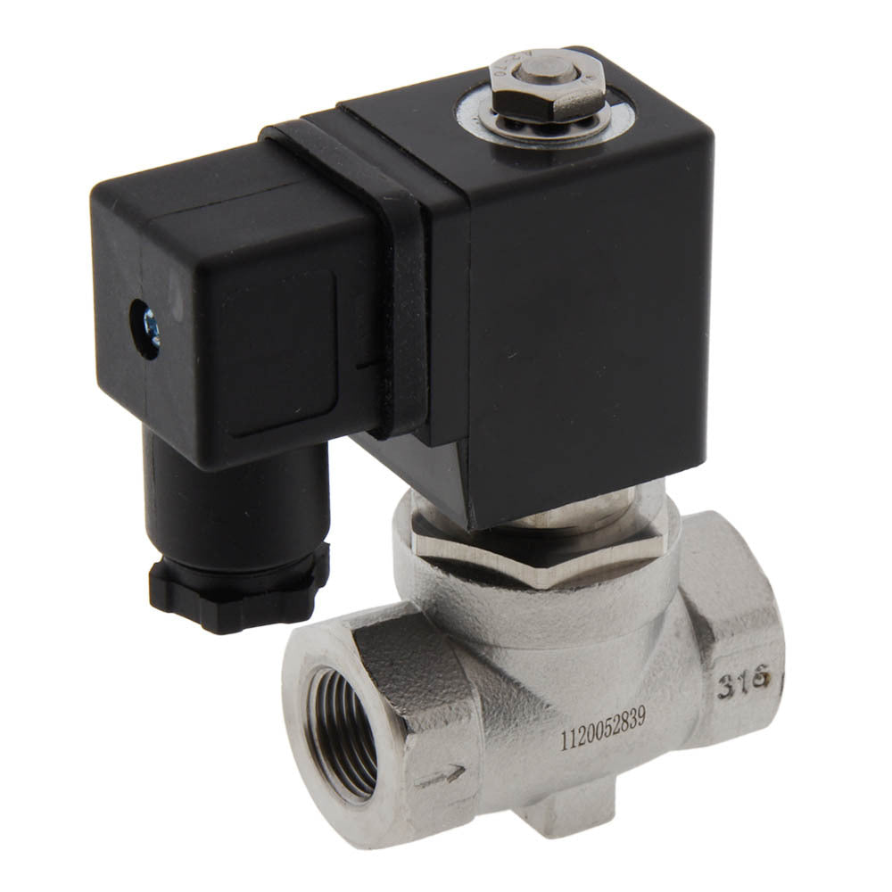 Solenoid Valve ST-SA 3/8'' stainless steel EPDM 0-10bar 24V DC