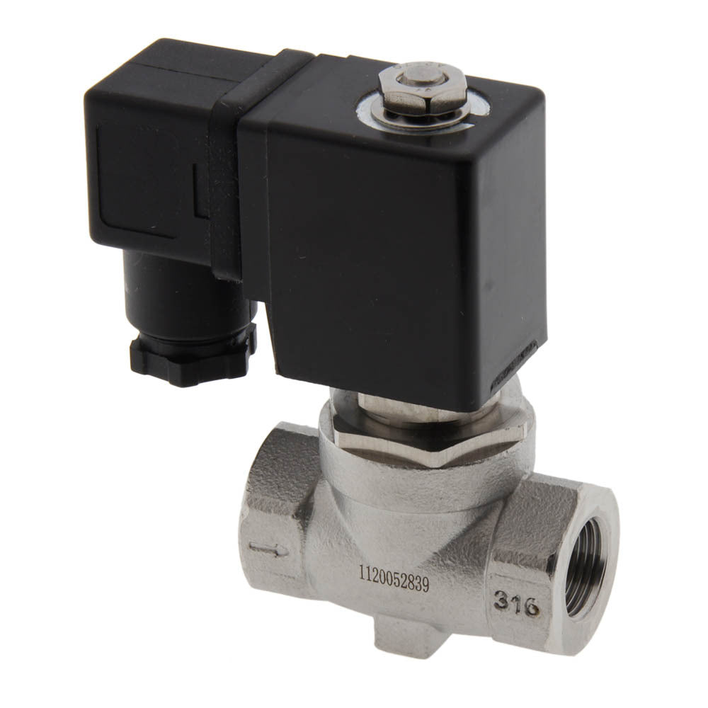 Solenoid Valve ST-SA 3/8'' stainless steel EPDM 0-10bar 24V DC