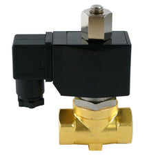 Solenoid Valve ST-SB 1/2'' NO brass FKM 0-10bar 24V DC