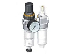 FRL 2-Part G1/4'' 350 l/min 0.5-3.0bar/7-44psi Auto Polycarbonate Standard 0