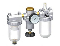 FRL 3-Delig G3/8'' 1400l/min 0.5-10.0bar/7-145psi Semi-Automatisch Polycarbonaat Standaard 2
