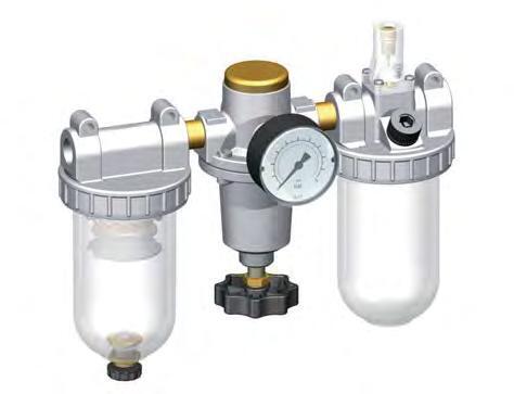 FRL G1/2'' 1400l/min 0,5-10,0bar/7-145psi Beschermkooi Standard 2
