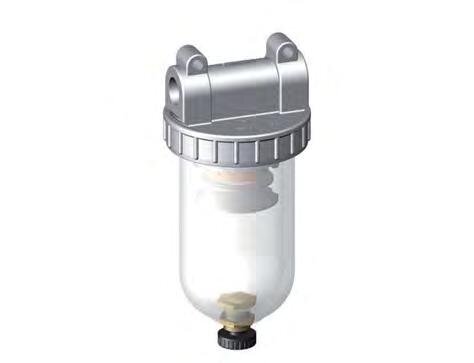 Filter 5microns G3/8'' 3100l/min Semi-Auto Metal Standaard 2