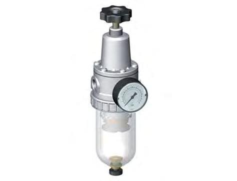Filter-Regulator G1/2'' 1500 l/min 0.5-10.0bar/7-145psi Auto (Closed Without Pressure) Metal Standard 2