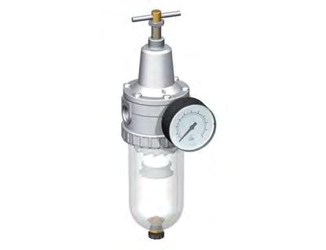 Filter-Regulator G1/2'' 3000 l/min 0.2-6.0bar/3-87psi Auto Polycarbonate Standard 3