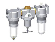 FRL 3-Part G1 1/2'' 4900 l/min 0.5-10.0bar/7-145psi Semi-Auto Polycarbonate Standard 5
