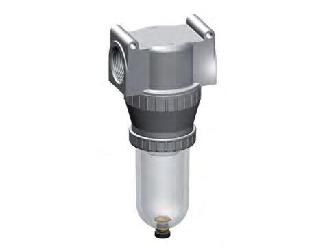 Filter 40micron G1 1/2'' 12500l/min Semi-Auto Polycarbonaat Standaard 5
