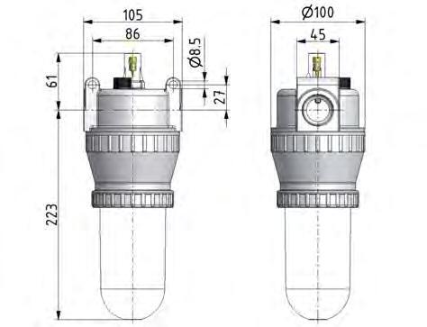 Lubricator G1'' Metal Standard 5