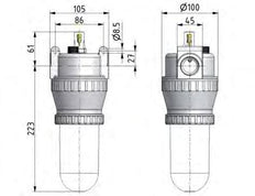 Lubricator G1'' Metal Standard 5