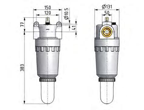 Lubricator G1 1/2'' Metal Standard 8
