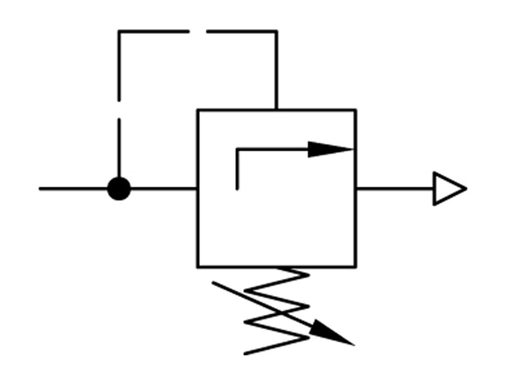 Pneumatische Drukontlastingsklep G1/4 Lucht 0.1-3bar (1-44psi)