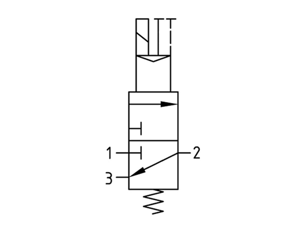 3/2 Klep G1/4 24VDC 2000 l/min Futura 1