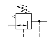 Drukregelaar G1'' 5000l/min 0.2-6.0bar/3-87psi Zinkspuitgietstandaard 3