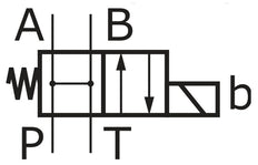 4/2 Weg NG6 (D03) 24V DC Hydraulisch Magneetventiel - Argo Hytos RPE3-062H11