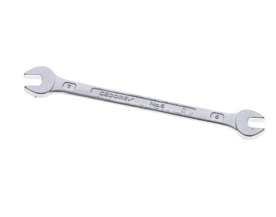 6x7mm Gedore Double Open End Wrench