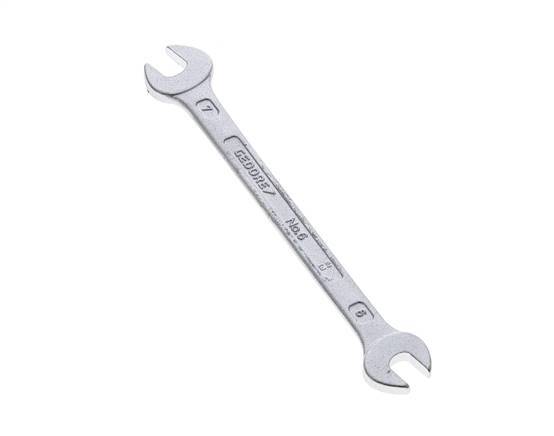 6x7mm Gedore Double Open End Wrench