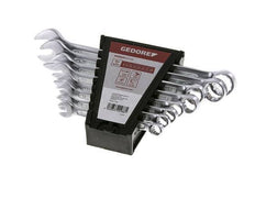 8 - 19mm Gedore Red 8-Delige Set Steeksleutels Met 15 Graden Gebogen Steekring