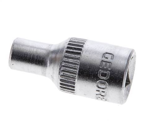 1/4" Gedore Dopsleutel voor 4mm Buitenzeskantbouten