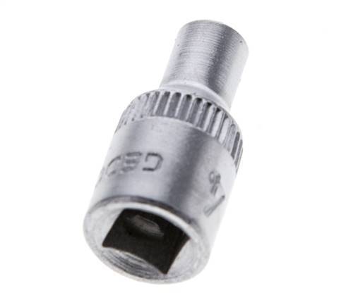 1/4" Gedore Dopsleutel voor 4mm Buitenzeskantbouten