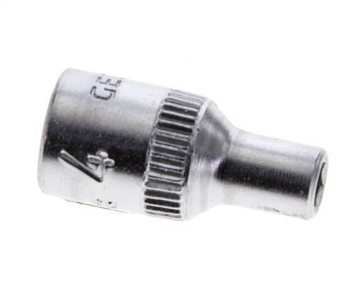 1/4" Gedore Dopsleutel voor 4mm Buitenzeskantbouten