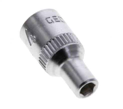 1/4" Gedore Dopsleutel voor 4mm Buitenzeskantbouten