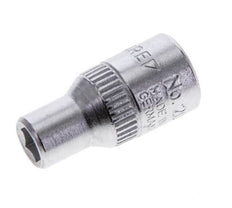 1/4" Gedore Dopsleutel voor 5mm Buitenzeskantbouten