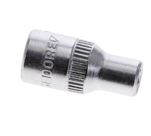 1/4" Gedore Dopsleutel voor 5mm Buitenzeskantbouten