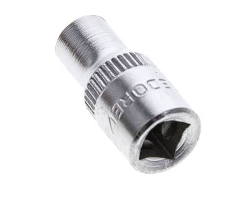 1/4" Gedore Dopsleutel voor 5.5mm Buitenzeskantbouten