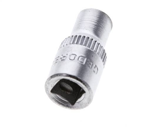 1/4" Gedore Dopsleutel voor 5.5mm Buitenzeskantbouten