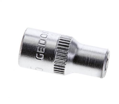 1/4" Gedore Dopsleutel voor 5.5mm Buitenzeskantbouten