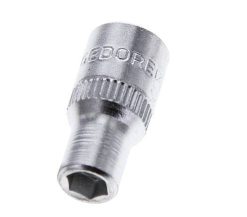 1/4" Gedore Dopsleutel voor 5.5mm Buitenzeskantbouten