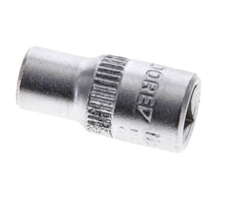 1/4" Gedore Dopsleutel voor 6mm Buitenzeskantbouten