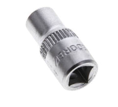 1/4" Gedore Dopsleutel voor 6mm Buitenzeskantbouten