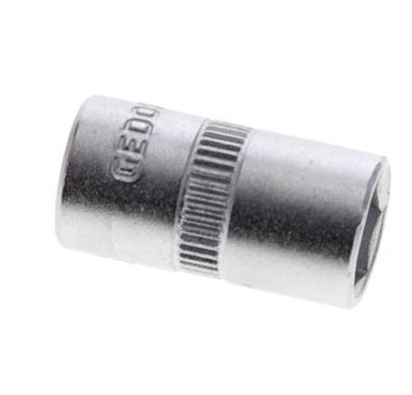 1/4" Gedore Dopsleutel voor 9mm Buitenzeskantbouten